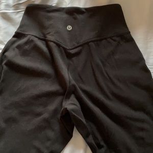 Black Lululemon align joggers